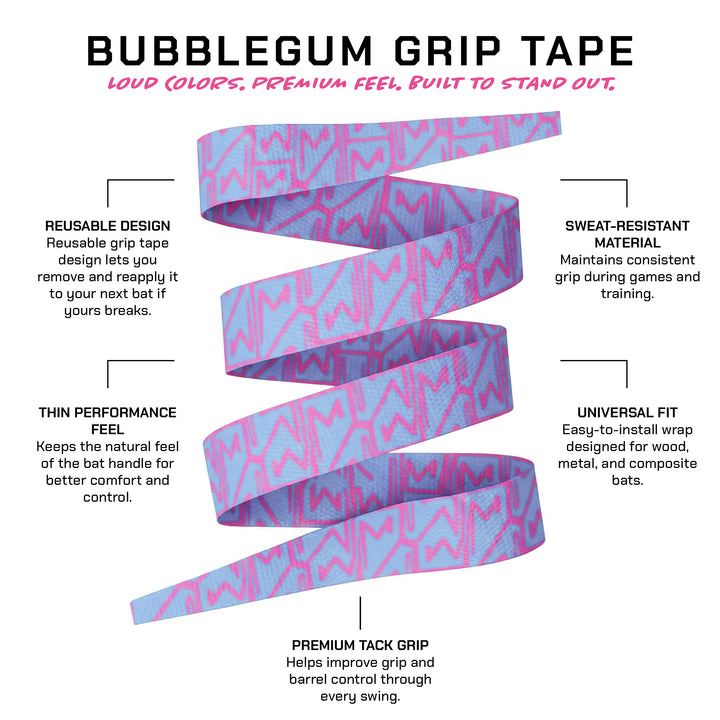 Momentum (Pink/Blue) Bat Grip Tape